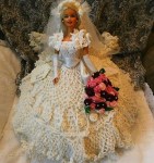 barbie white crochet